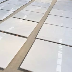 China pure white marble floor tiles