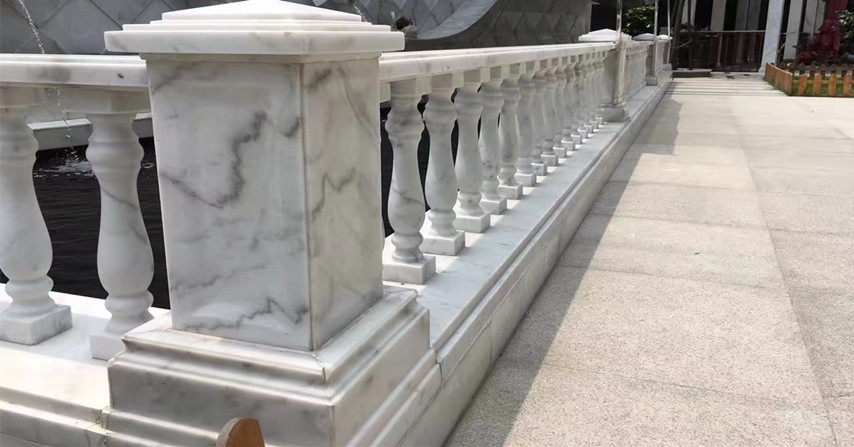 River white marble Railing, balustrade,baluster for garden