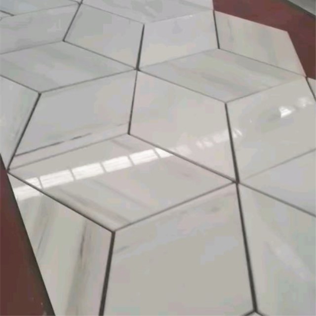 River white marble floor tiles